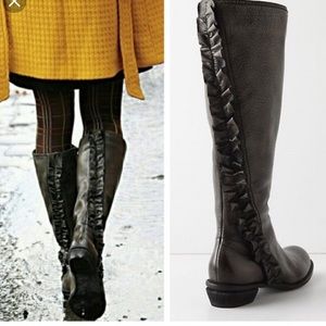 Anthropologie Miss Albright Pebbled & Primped boots